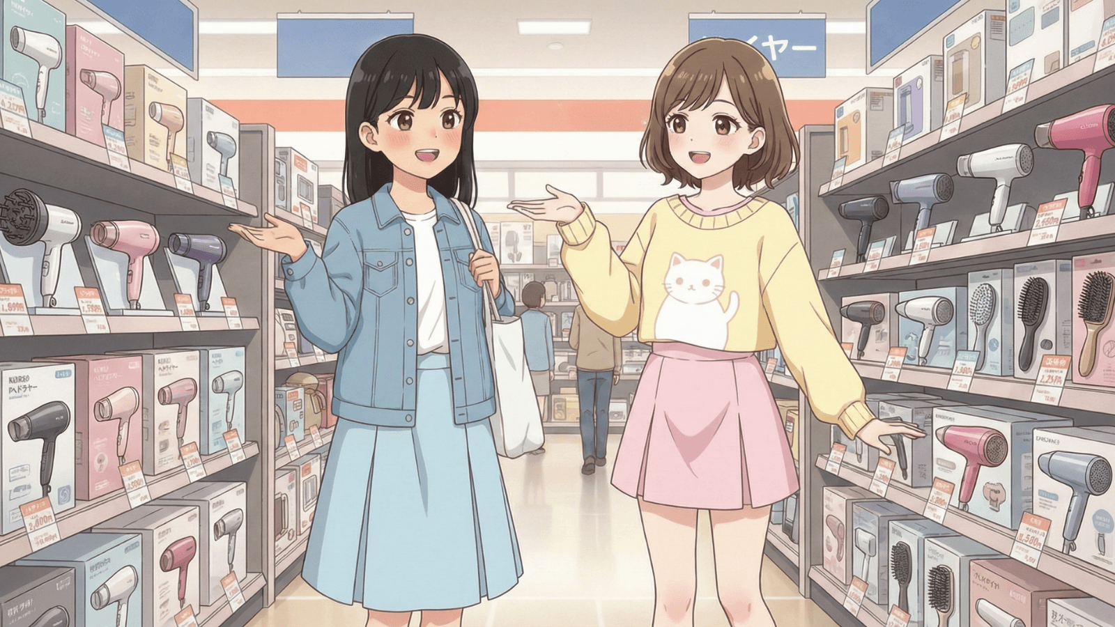 このドライヤーはいくらですか Máy sấy tóc này bao nhiêu tiền ạ?