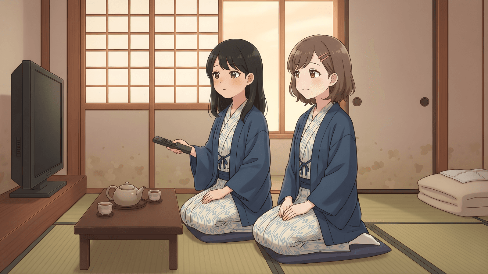 テレビがつかないんですが・・・ Tivi bật không lên ạ…