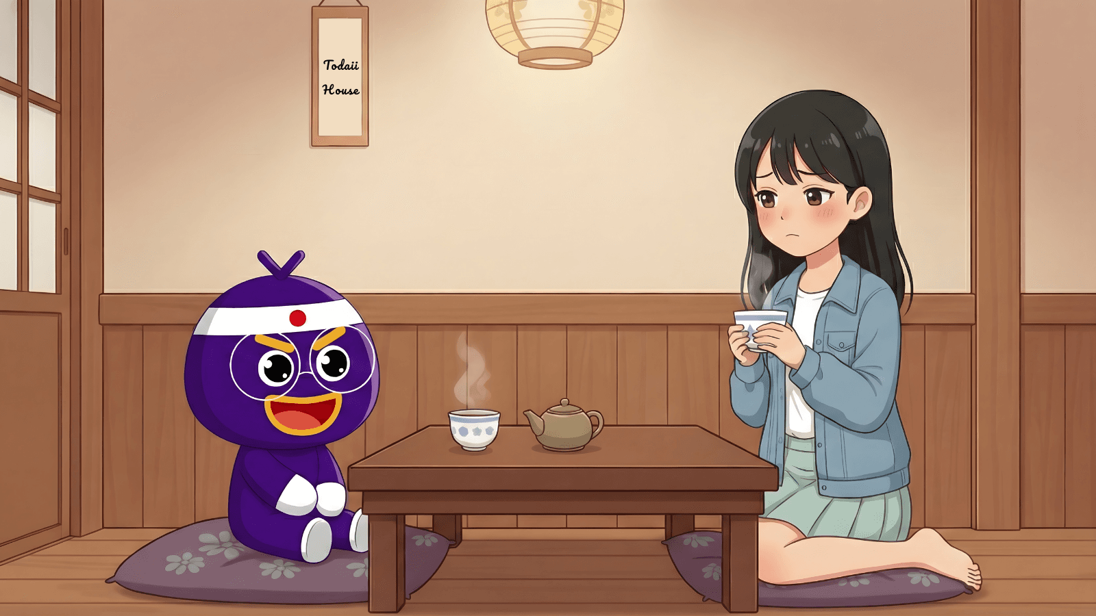 ラジオで勉強しました Em đã học qua đài phát thanh.