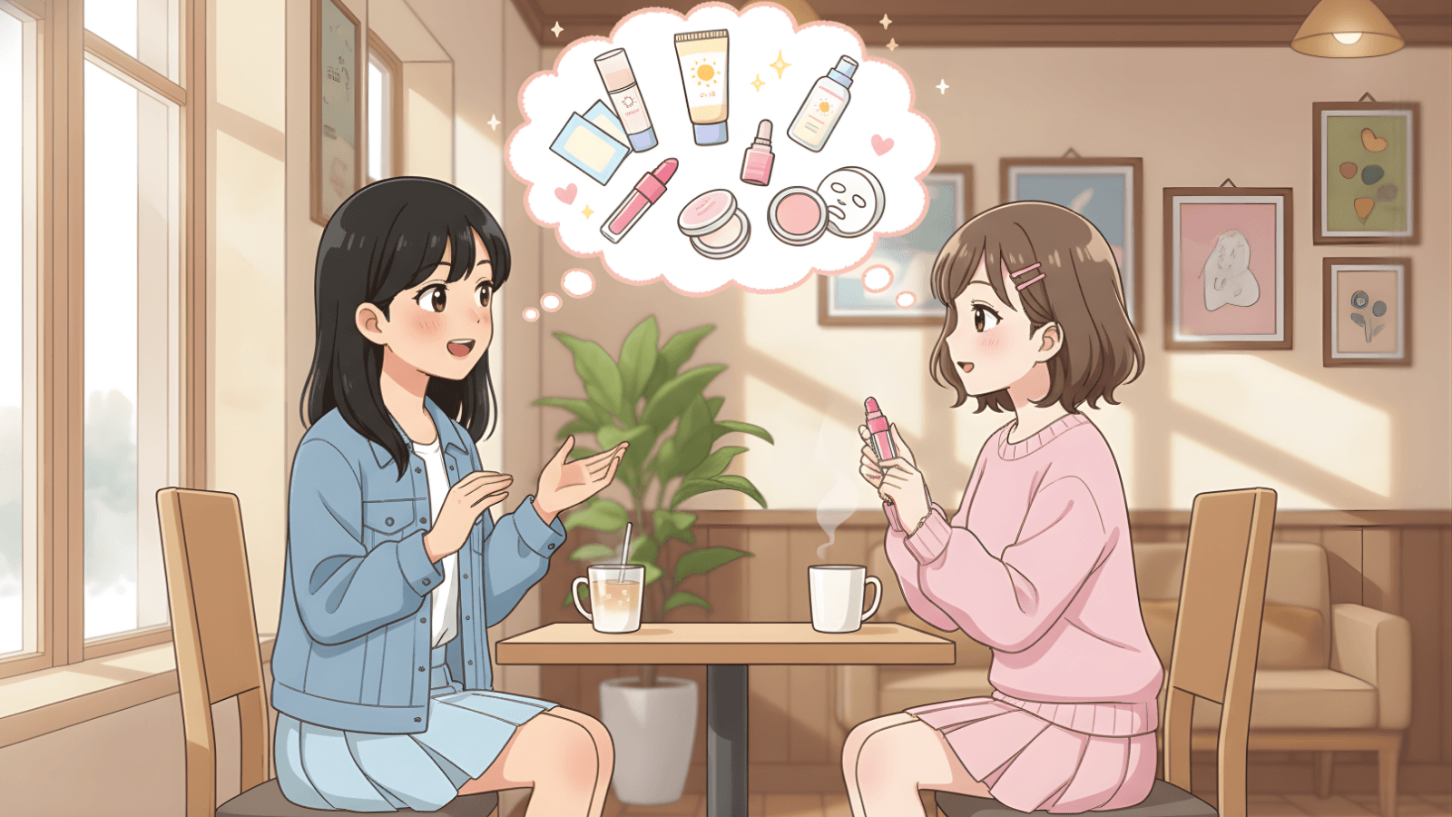 化粧品についてたくさん知識があるらしいです。 Nghe nói cậu có nhiều hiểu biết về mỹ phẩm.