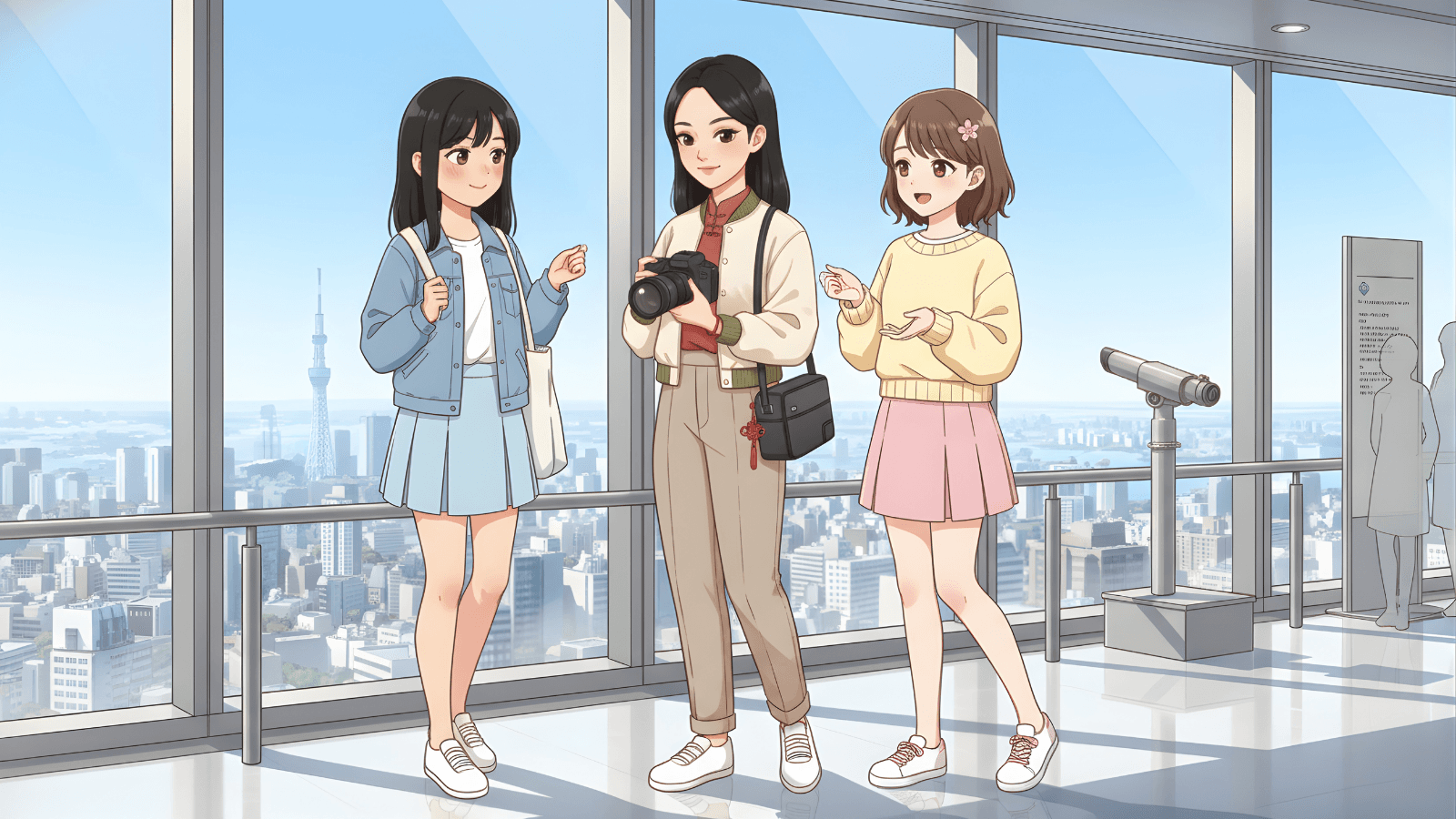 友達のまみこさんです Đây là Mamiko, bạn em.