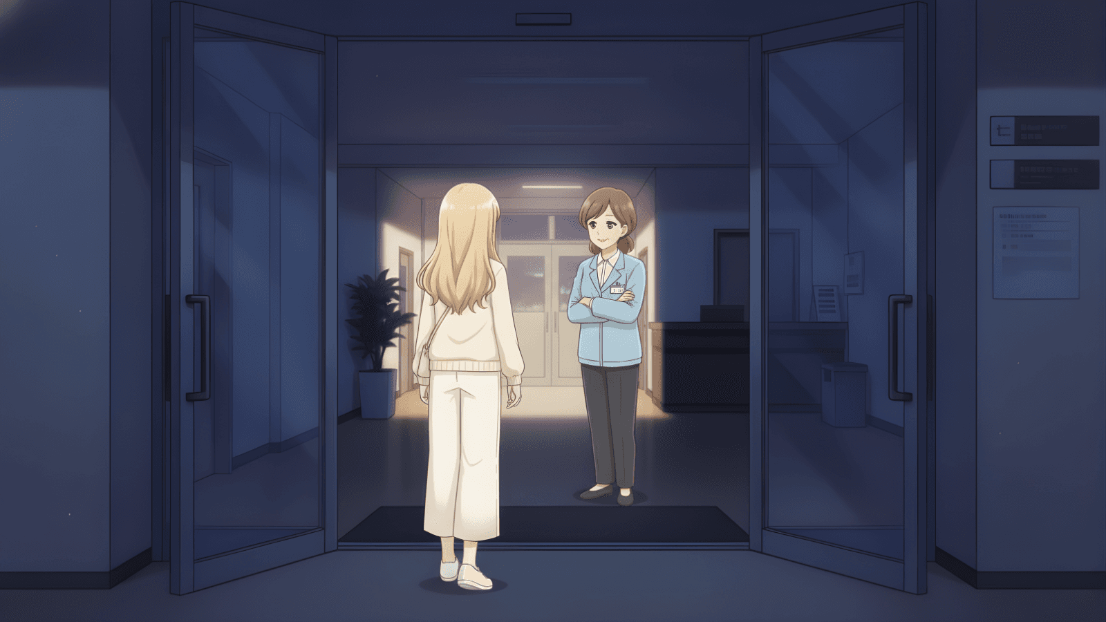 Con đã về muộn.