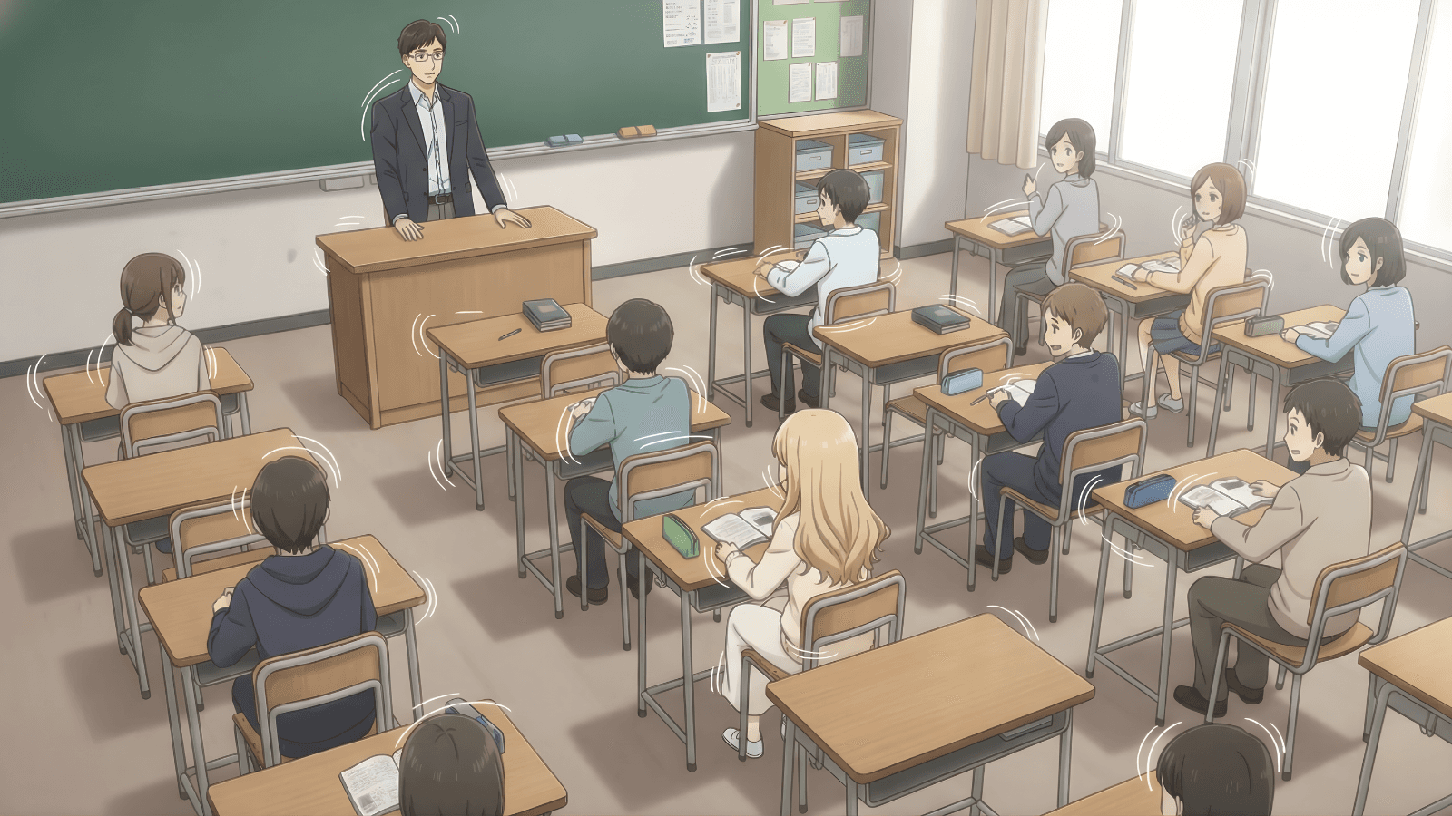 Chui xuống gầm bàn!