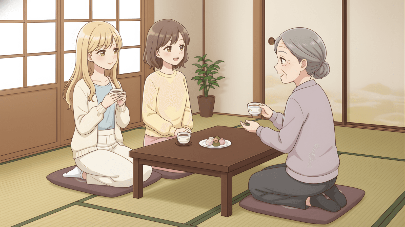 Bà đã 82 tuổi rồi đấy.