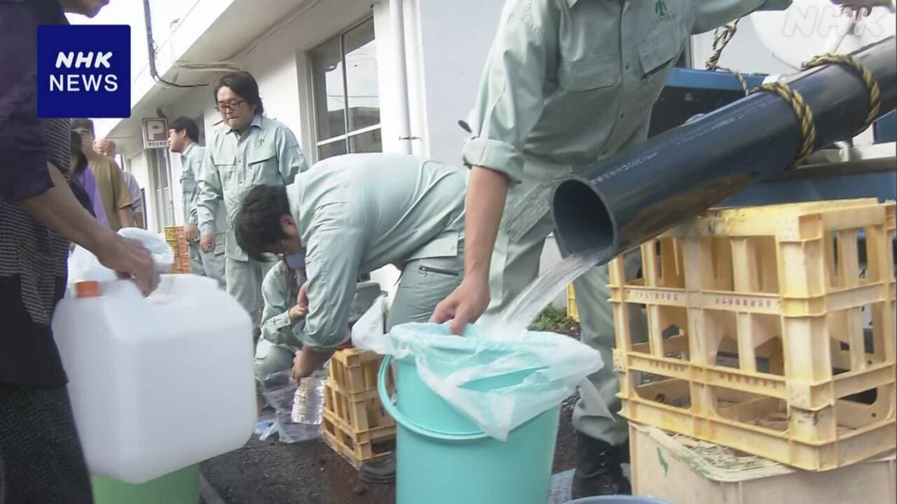 台風が続けて来た伊豆諸島　大きい被害が出ている