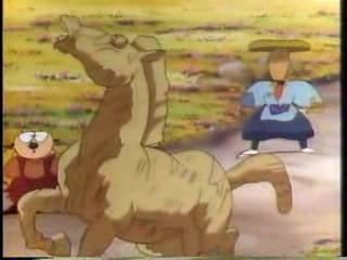 ふしぎな<ruby ><rb><span class="jlpt-n3" word="馬">馬</span></rb><rt>うま</rt></ruby>をつくる<ruby ><rb><span class="jlpt-n5" word="二">二</span><span class="jlpt-n5" word="人">人</span></rb><rt>ふたり</rt></ruby>