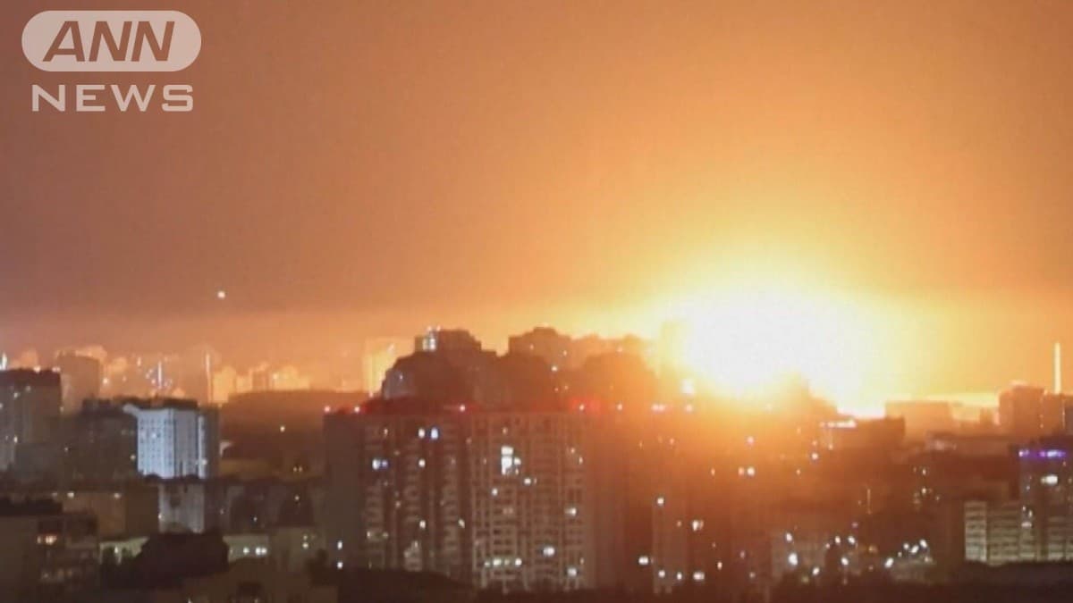 キーウでミサイルこう撃 12人死ぼう