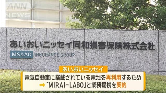 <ruby ><rb><span class="jlpt-n4" word="事故">事故</span></rb><rt>じこ</rt></ruby>の<ruby ><rb><span class="jlpt-n5" word="電気">電気</span><span class="jlpt-n5" word="自動車">自動車</span></rb><rt>でんきじどうしゃ</rt></ruby>の<ruby ><rb><span class="jlpt-n2" word="電池">電池</span></rb><rt>でんち</rt></ruby>を<span class="jlpt-n5" word="もう一度">もう<ruby ><rb>一度</span></rb><rt>いちど</rt></ruby><ruby ><rb>使</rb><rt>つか</rt></ruby>います