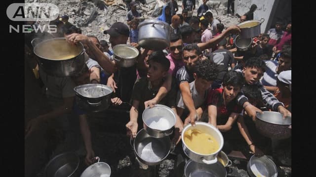 ガザに<span class="jlpt-n5" word="もっと">もっと</span><span class="jlpt-n5" word="たくさん">たくさん</span>のたべものが<ruby ><rb><span class="jlpt-n4" word="必要">必要</span></rb><rt>ひつよう</rt></ruby>です