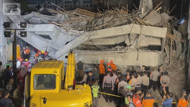 インドネシアの<ruby ><rb><span class="jlpt-n5" word="学校">学校</span></rb><rt>がっこう</rt></ruby>で<span class="unknown" word="お寺">お<ruby ><rb>寺</span></rb><rt>てら</rt></ruby>がこわれて61<ruby ><rb><span class="jlpt-n5" word="人">人</span></rb><rt>にん</rt></ruby>がなくなる