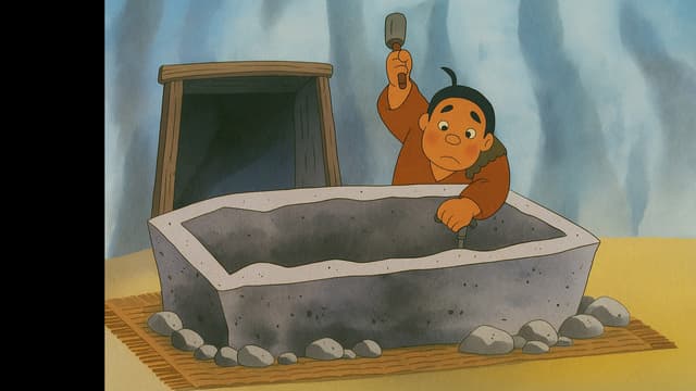 <ruby ><rb><span class="unknown" word="五郎">五郎</span></rb><rt>ごろう</rt></ruby><span class="" word="と">と</span><ruby ><rb><span class="jlpt-n4" word="石">石</span></rb><rt>いし</rt></ruby><span class="" word="の">の</span><span class="" word="び">び</span><span class="" word="つ">つ</span>