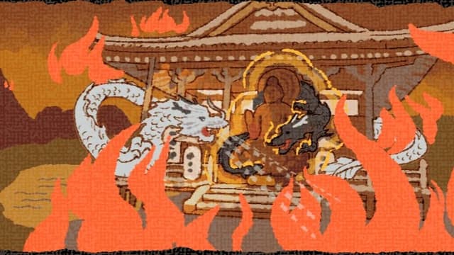 <span class="jlpt-n5" word="二つ">二つ</span><span class="" word="の">の</span><span class="jlpt-n5" word="池">池</span><span class="" word="と">と</span><span class="" word="り">り</span><span class="" word="ゅ">ゅ</span><span class="" word="う">う</span><span class="" word="の">の</span><span class="" word="お">お</span><ruby ><rb><span class="" word="話">話</span></rb><rt>はなし</rt></ruby>