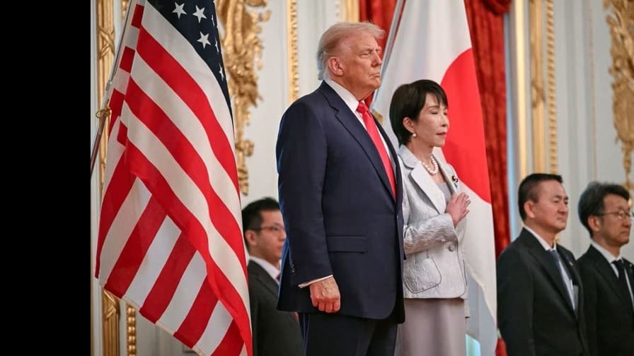 高市首相とトランプ大統領がはじめて会う