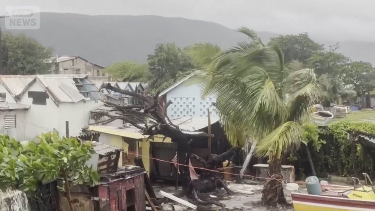 大きいハリケーン「メリッサ」がジャマイカに来ました