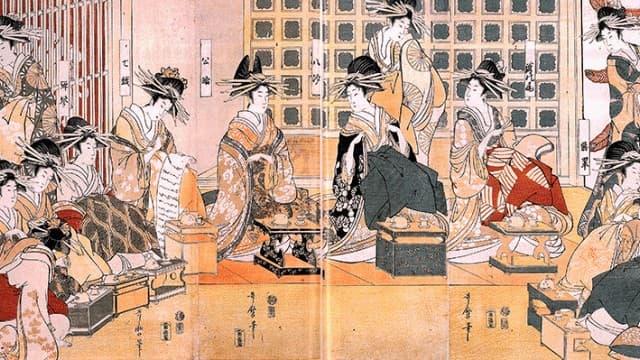 むかしの日本のしごとと家族