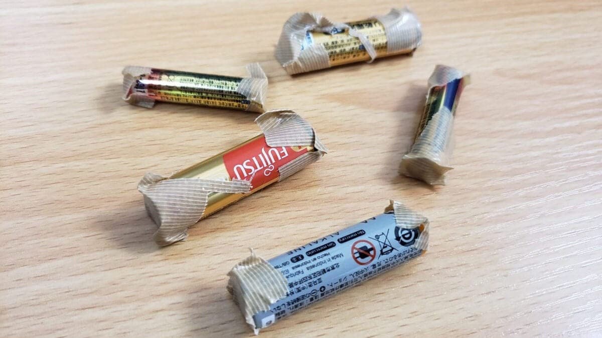 つかったあとの電池はどうすてますか