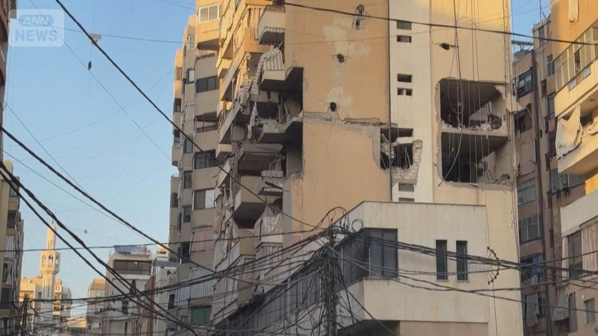 イスラエルがレバノンを空爆　ヒズボラのリーダーをねらう