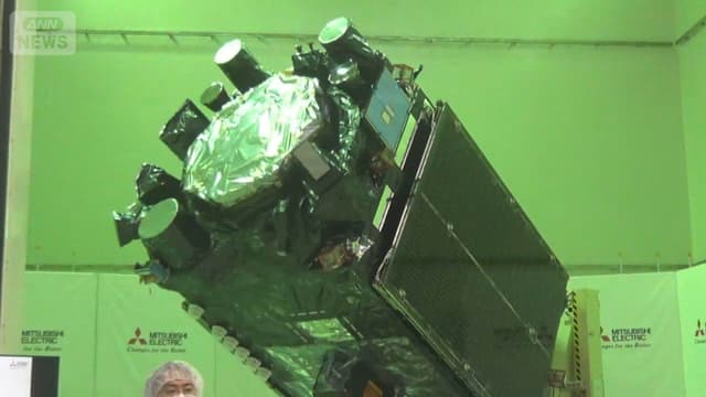 みちびき<ruby ><rb>7</rb><rt>なな</rt></ruby><ruby ><rb>号機</rb><rt>ごうき</rt></ruby>が<ruby ><rb>公開</rb><rt>こうかい</rt></ruby>されました