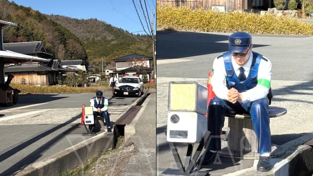 <span class="" word="マ">マ</span><span class="" word="ネ">ネ</span><span class="" word="キ">キ</span><span class="" word="ン">ン</span><span class="" word="の">の</span><ruby ><rb><span class="unknown" word="警察官">警察官</span></rb><rt>けいさつかん</rt></ruby>