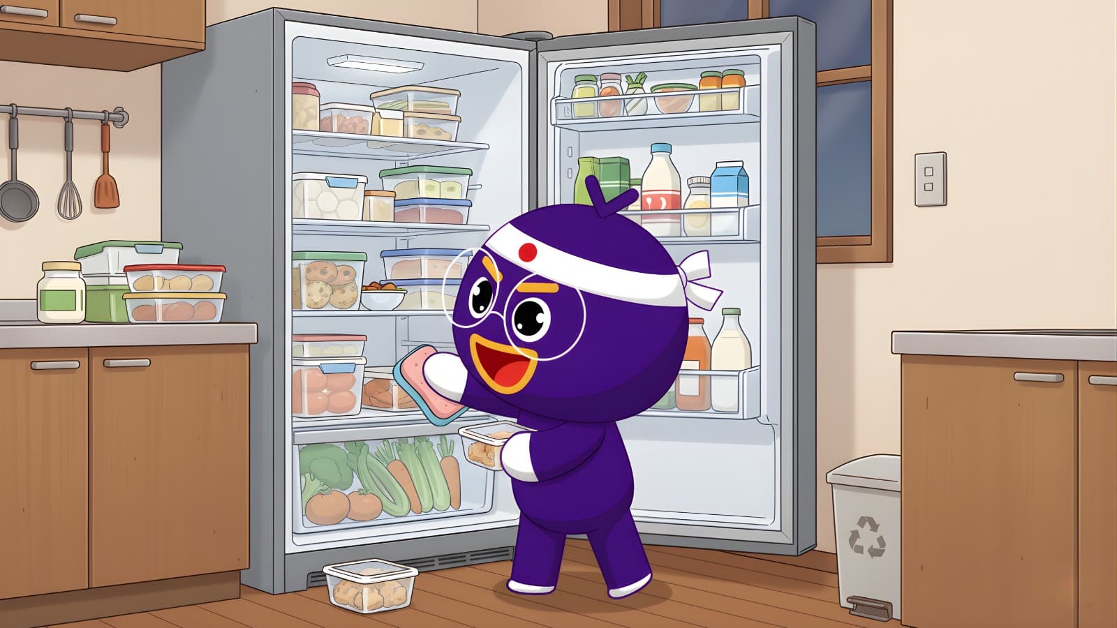 「トモの日記」冷蔵庫を掃除する