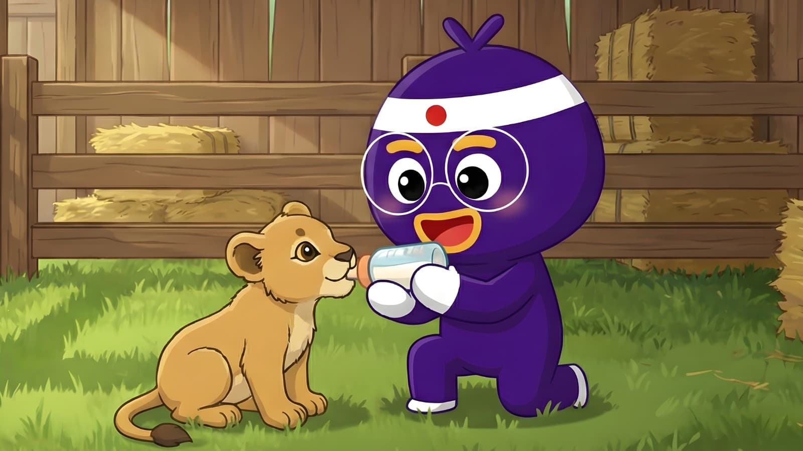 「トモの日記」ライオンの赤ちゃん