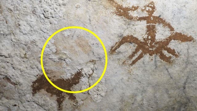 <span class="" word="イ">イ</span><span class="" word="ン">ン</span><span class="" word="ド">ド</span><span class="" word="ネ">ネ</span><span class="" word="シ">シ</span><span class="" word="ア">ア</span><span class="" word="で">で</span><ruby ><rb><span class="" word="見">見</span></rb><rt>み</rt></ruby><span class="" word="つ">つ</span><span class="" word="か">か</span><span class="" word="っ">っ</span><span class="" word="た">た</span><ruby ><rb><span class="jlpt-n4" word="世界">世界</span></rb><rt>せかい</rt></ruby><ruby ><rb><span class="unknown" word="最古">最古</span></rb><rt>さいこ</rt></ruby><span class="" word="の">の</span><ruby ><rb><span class="unknown" word="壁画">壁画</span></rb><rt>へきが</rt></ruby>