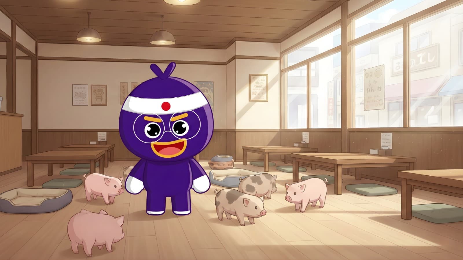 「トモの日記」かわいい豚とカフェ