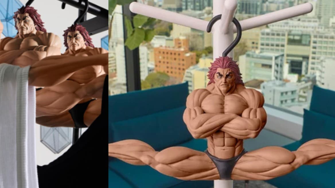 バキの勇次郎の大きいフックが出ました