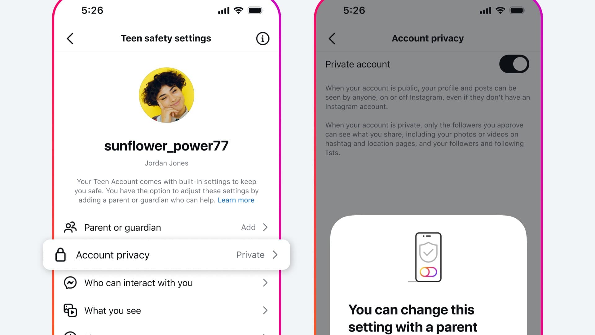 Instagram、日本で子どもがあぶない言葉をさがすと家族におしらせ