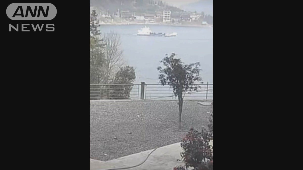 中国・湖南省の川で清掃船と旅客船衝突2人死亡・14人不明