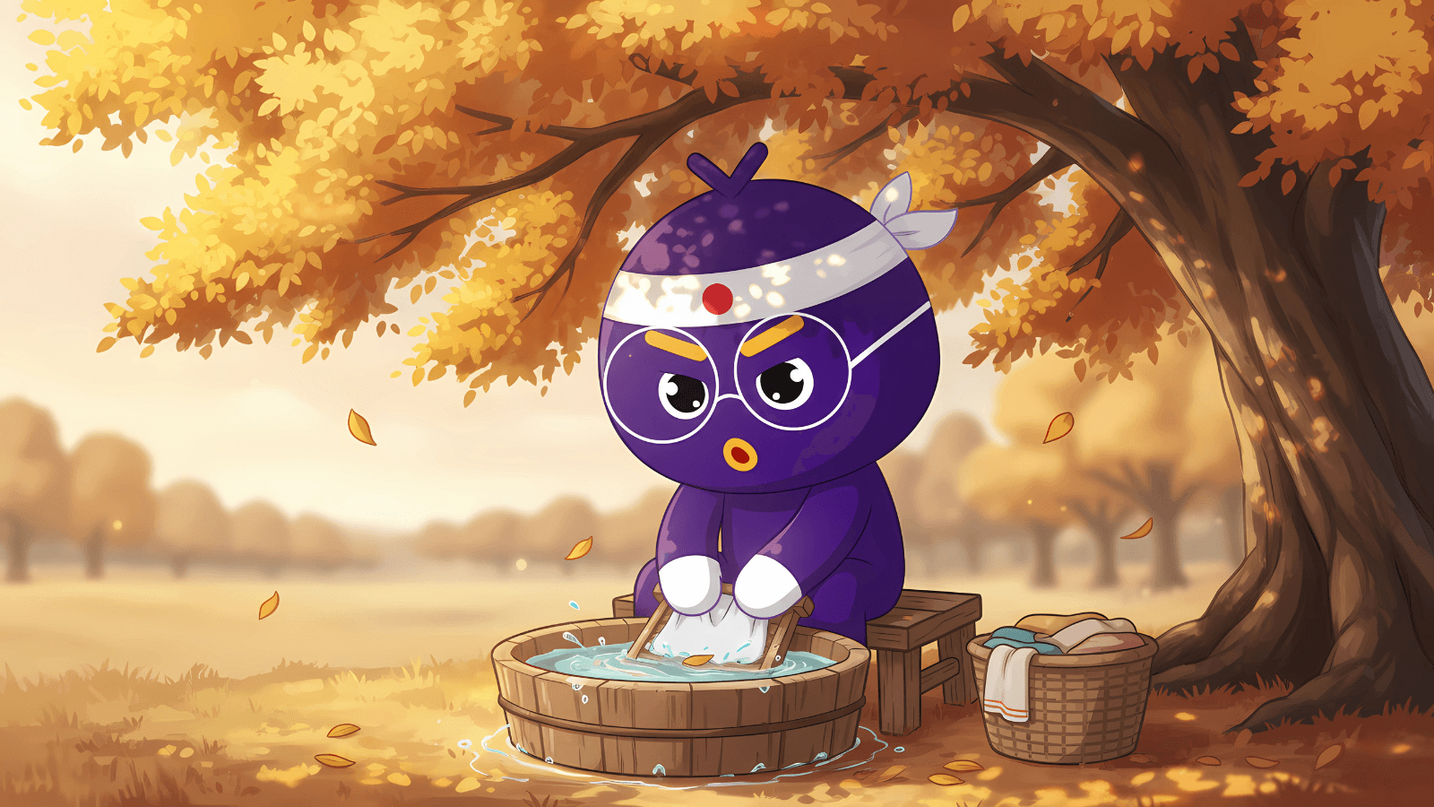 「トモの日記」秋の服を 洗濯する