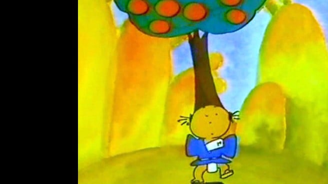 男の頭にカキの木ができた話