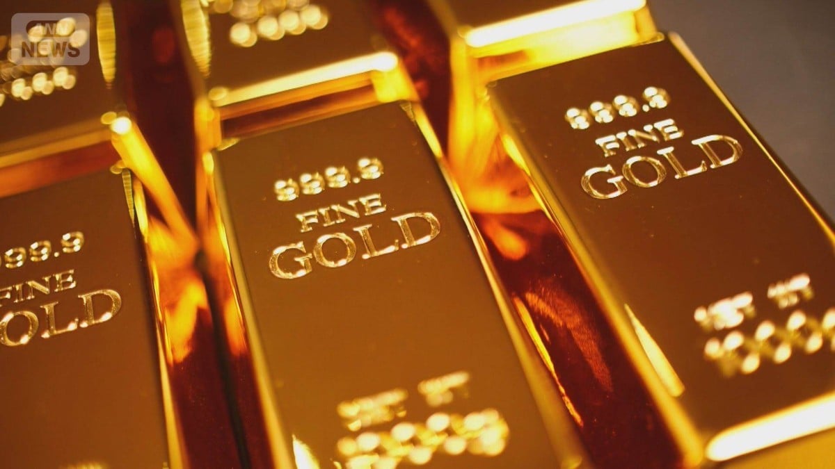 金のねだんがはじめて2万2000円をこえました