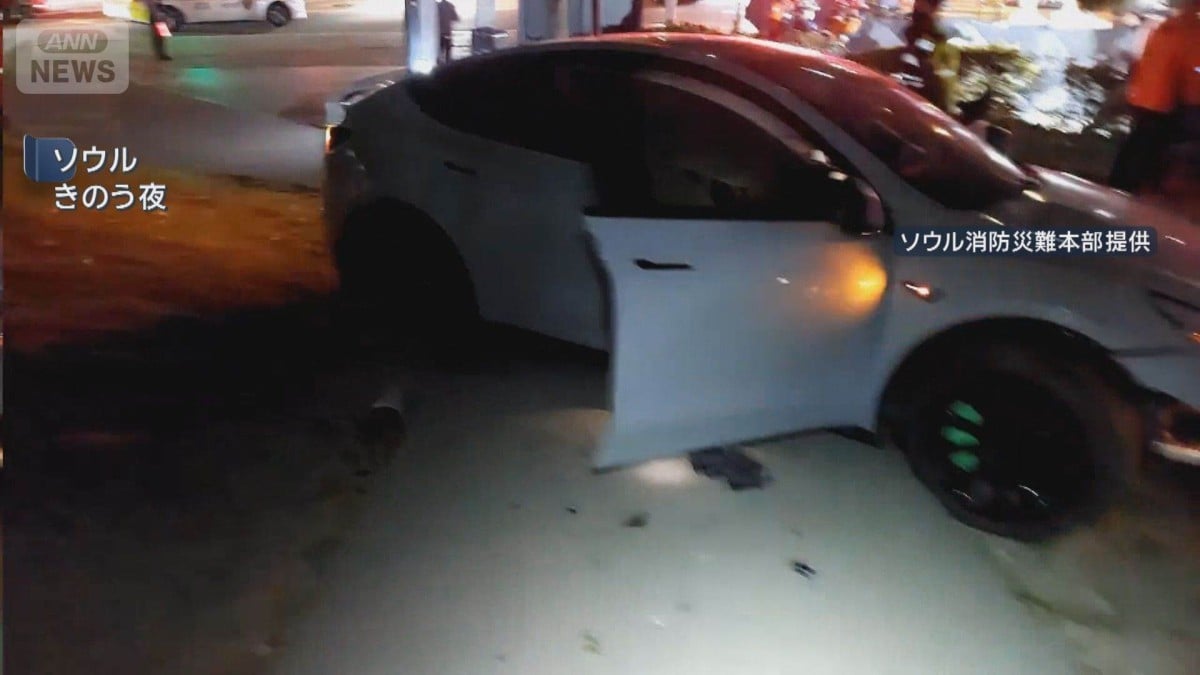 ソウルで日本人の母と娘が車にはねられる
