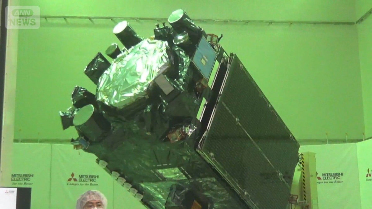 みちびき7号機が公開されました