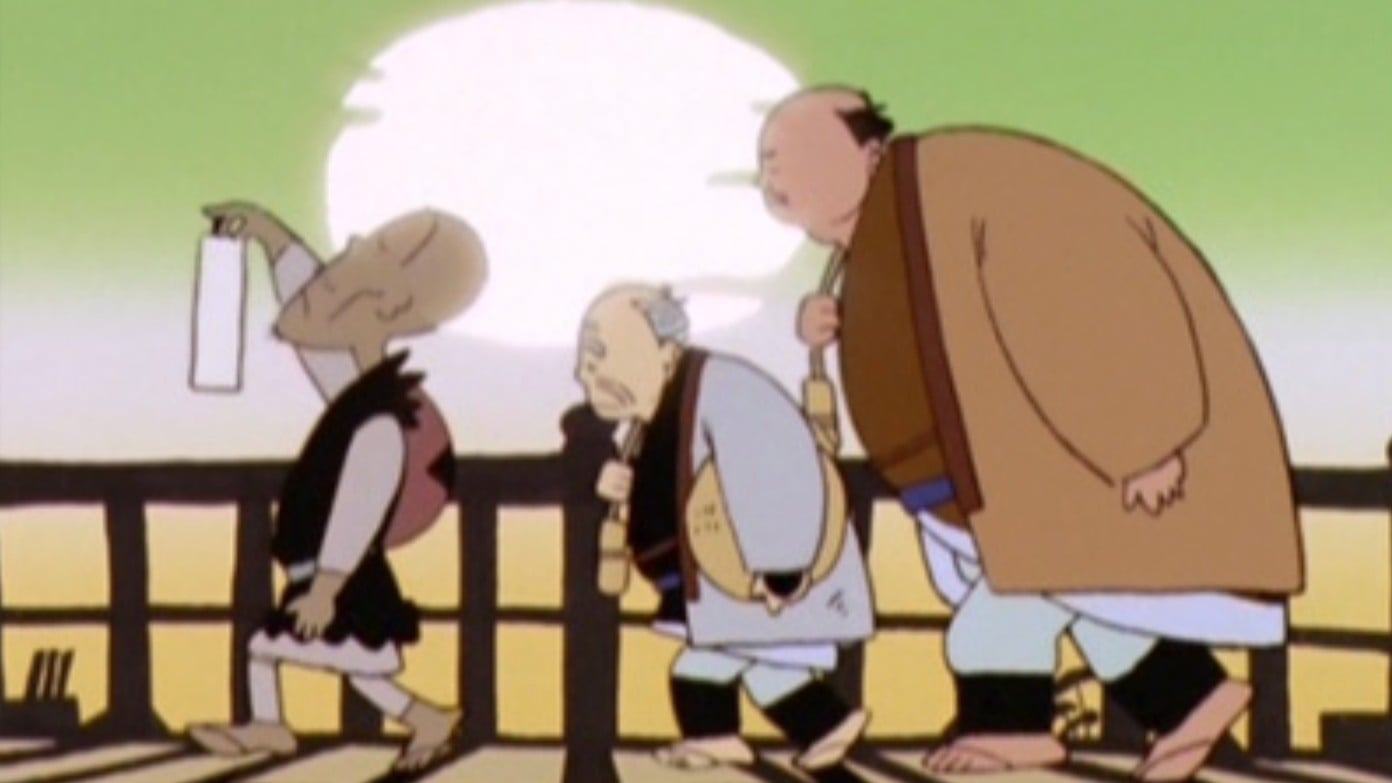 たくさん食べる和尚さん