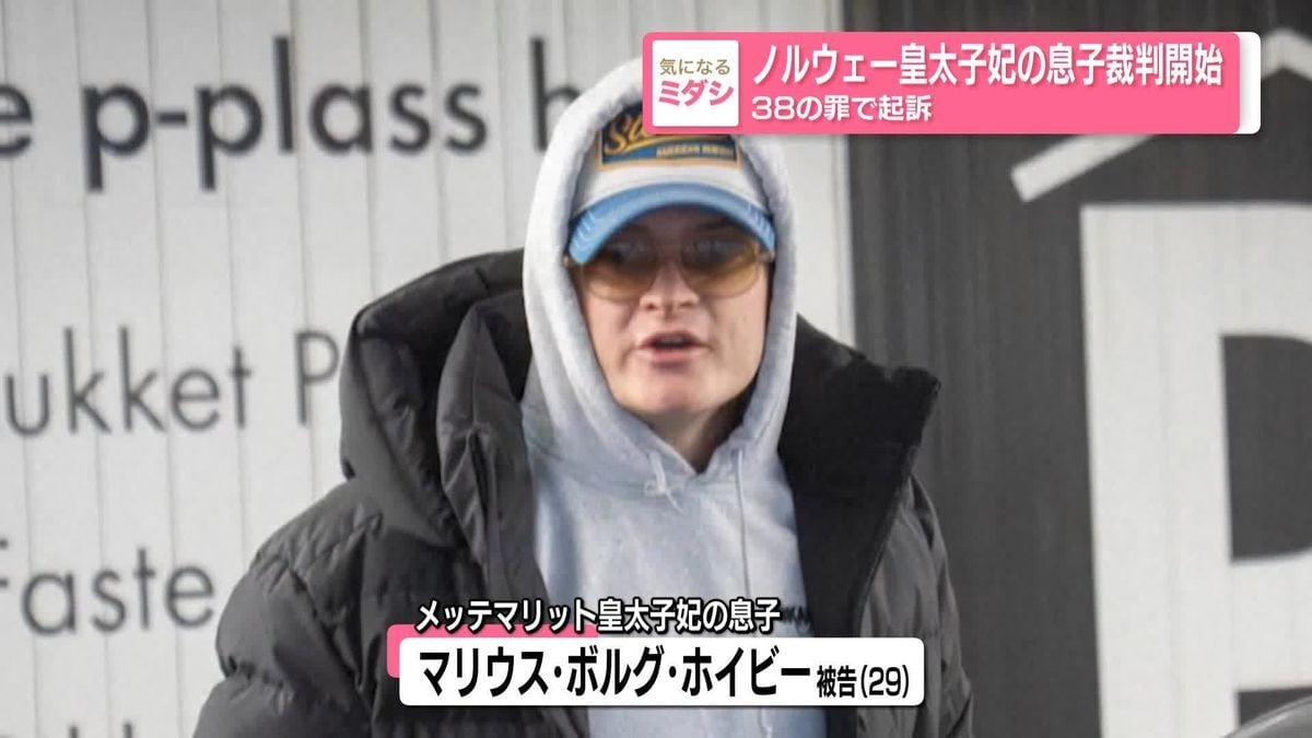 ノルウェーの王子の息子、たくさんの悪いことをして裁判になる